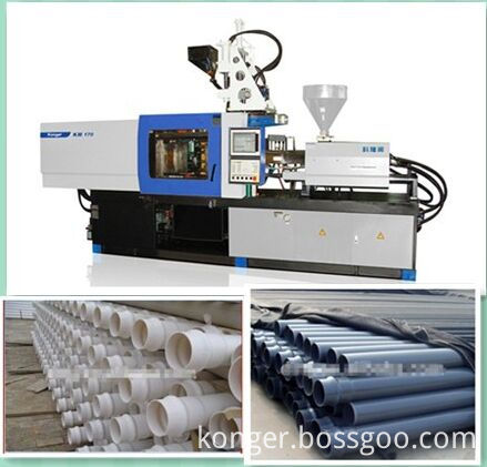 plastic pipe injection molding machine