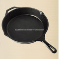 Preseasoned hierro fundido Frypan camping dia 29 cm