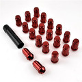 16 + 1 Heptagon Acorn Rod Nut Set com 1 Chave para Automóvel