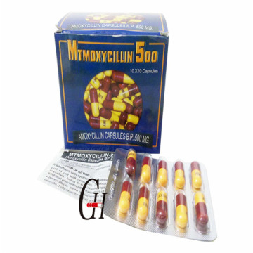 Amoxicillin Capsules 500mg Antibióticos