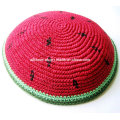 Judaica Jüdische Kippa Kippot Kippah Kipa Gebetsmütze, DMC Thread Knitted Kippah