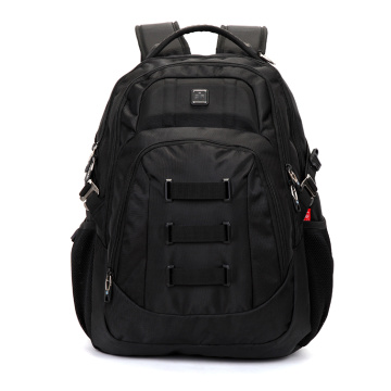 Suissewin Black Waterproof Outdoor Leisure Laptop Backpack