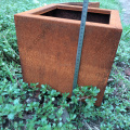 Corten Steel Rusty Flowerpot Metal Planter