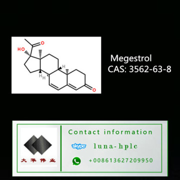 CAS: 3562-63-8 Verkauf 99% USP Sicherer Versand Weiblicher Hormon Megestrol