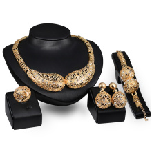 Newest Gold Plated India Jewelry Sets (C-XSST0066)