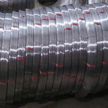 Hot Dipped galvanizado fio de aço oval