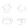 Batterieschrapnel 165 Batteriefeder -Stecker Clip