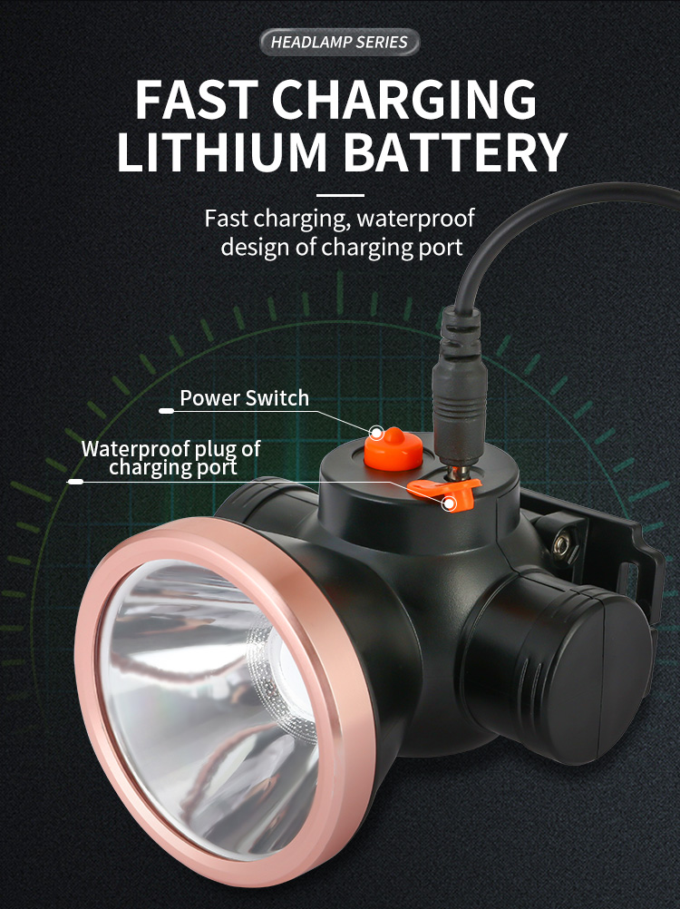 55-7223A-DP LED 50W High Power Rechargeable Rotatable Headlamp 55-7223A-DP LED 50W High Power Rechargeable Rotatable Headlamp