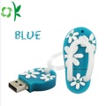 Couvercle de lecteur flash USB en silicone de la collection Beach Flip-flop