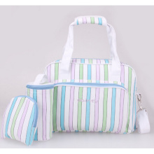 Bunte Streifen Portable Drei Stück Mama Tasche