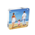 Vente en gros Forme personnalisée Magnetic Acrylic Frame Photo Block