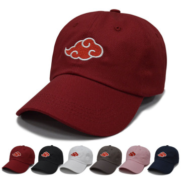 Bonés bordados 3D Bonés de beisebol Snapback Red Clouds