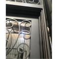 Security Exterior Wrought Iron Steel Doors