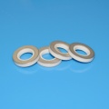 Metallized ceramic ring covered by metal plating