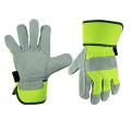 Gauge Polyester Fiberglass PU Coating Cut Resistant Gloves