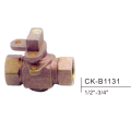 Válvula de esfera de latão CK-B1131 1/2 &quot;-3/4&quot;