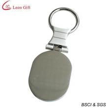 Custom Logo Round Shape Alloy Key Ring (LM1673)