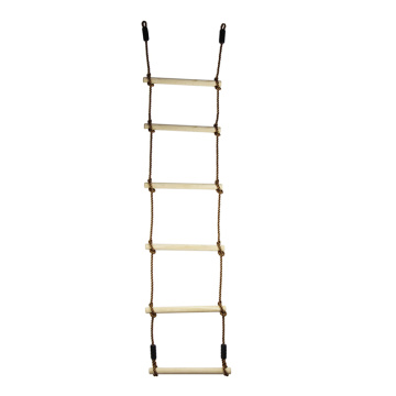 Outdoor Children Double-headed Climbing Wooden Rope Ladder