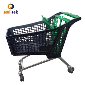 European Plastic Supermarket Shopping Trolley