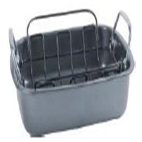 Non-stick Deep Roast Pan with Removable Rack