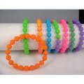 Rubber Beaded Bracelet, Fashion Silicone Wristband (GZHY-SW-018)
