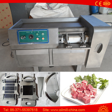 Stainless Steel Pork Beef Cutter Meat Cube Cutting Machine