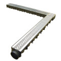 Polypropylene Drainage Channel with Galvanized Steel Grate