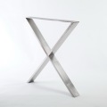680*710mm Stainless Steel Metal Table Leg-X Frame Style