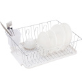 1 tier chrome plated dish rack with tray