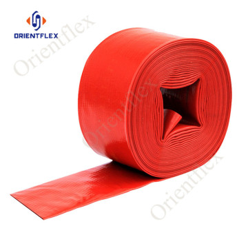 6 inch red water pumps layflat hose pipe