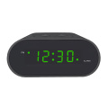 Hot Sale ABS Digital Desk Clock Black Small LED Digital Clock Bluetooth Speaker with Clock and Radio