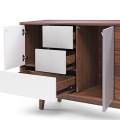 Platform Credenza Cabinet modern sideboard