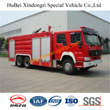 10ton Sinotruk Dry Powder Fire Truck Euro2