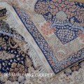 10'x14' Tabriz Persian Silk Rug Handwoven Floor Carpet