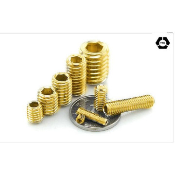 DIN916 Hexagonal Screw to Stopw with Yellow Black