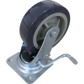 Wanda Medium Duty Total Brake Caster, PU Wheel