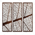 Decoración Corten Steel Pool Fence