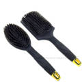 Oval Cushion Brush Cerda de jabalí con PA66 Nylon Bueno para Masaje