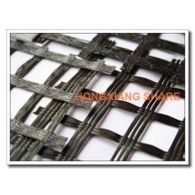 Tensile Strength 25kn/M Glass Fiber Geogrid for Railway Foundation