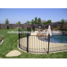 Durable Black Steel Pool Fence/Swimming Pool Fence/Temporary Pool Fence