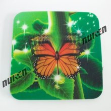 3D Lenticular Printing Plastic Cup Coaster