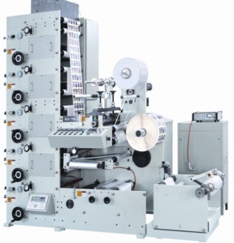 6 color UV flexo printing machine with rotary die-cutting