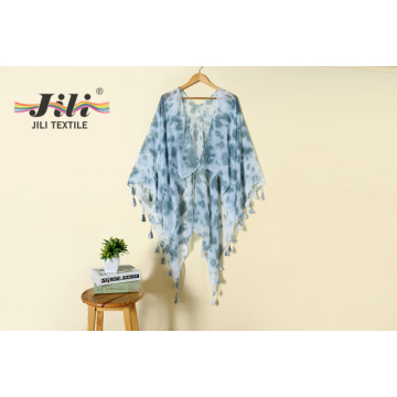 2016 hoher Qualität Frühling Multicolor Lady Schal Tie Dye Warm Voile Schal Kleid