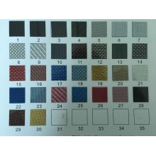 Decoración de pared de placas de fibra de carbono de colores de precisión