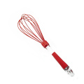 Red Silicone Egg Whisk