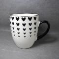 Ceramic Coffee Mug Black Handle