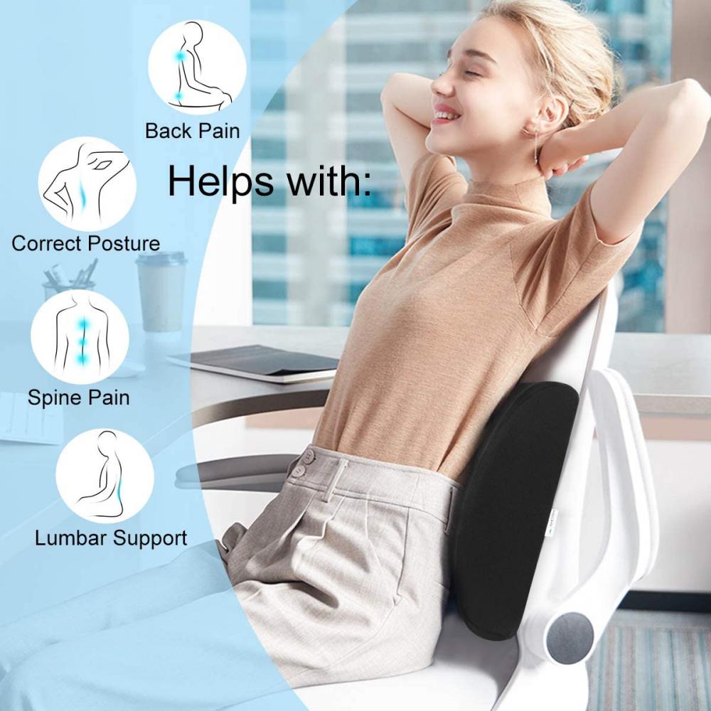 Memory Foam Lumbar Support Cushion