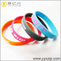 Fashional Style Logo Printed Wide silicone bracelet