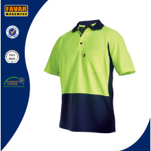 2 Tone Hi Vis Short Sleeve Polo Shirt