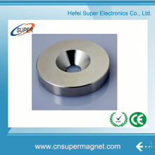 Rare Earth Sintered Neodymium Magnet with Countersunk Hole